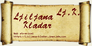 Ljiljana Kladar vizit kartica